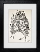 Image of DiscOwl Screen Print 12"x18"