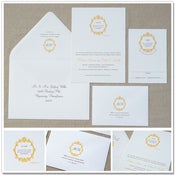 Image of Quote & Wreath Wedding Invitations