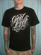 Image of HEXED BLACK SCRIPT TEE