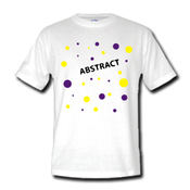 Image of Mens White 'Splat' Tee.