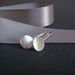 Image of circle drop earrings