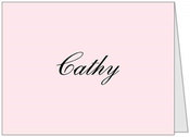Image of Pink&Black Personalized Note Cards