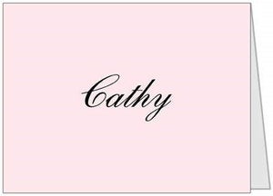 Image of Pink&Black Personalized Note Cards