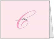 Image of Elegant Woman Personalized Note Cards