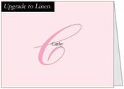 Image of Linen - Elegant Woman note cards