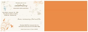 Image of Custom Birthday (or Bridal Shower, etc.) Invitations