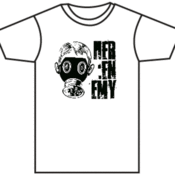 Image of Gas Mask shirt + FREE limited edition cd!