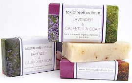Image of Calendula and Lavender Soap - face and body