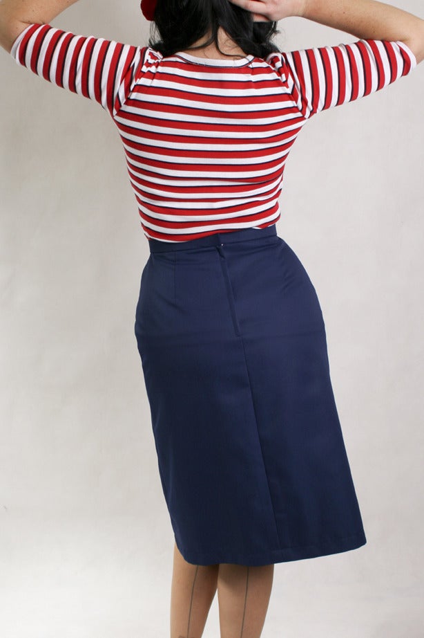 Image of 'Little Jess' skirt - Nautical