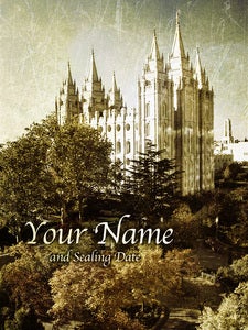 Image of Salt Lake City LDS Temple Art 004