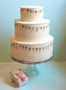 Image of Vintage Map Cake Garlands
