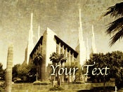 Image of Las Vegas LDS (Mormon) Temple Art 004