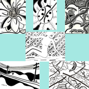 Image of Ink Drawings (7" x 5" in 10" x 8" frame)