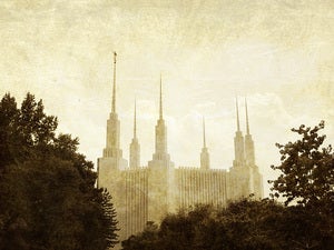 Image of Washington DC LDS (Mormon) Temple Art 002