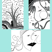 Image of Ink Drawings (8" x 10" in 11" x 14" frame)