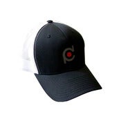Image of Black And White Trucker Hat with DPC Target logo
