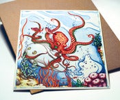 Image of The Octopus and The Submarine print