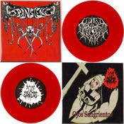 Image of 7" split with Sale Sangre aka Manias (NM) Red Vinyl