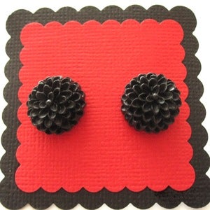 Image of Chrissy Earrings - Black