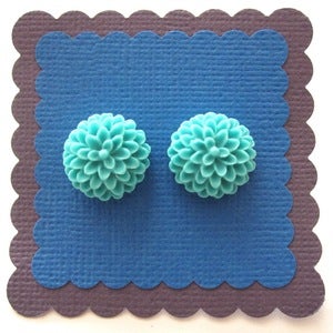 Image of Chrissy Earrings - Teal