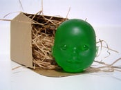 Image of Green Baby Doll Head Soap