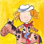 Image of Giddy up cow girl bedroom picture