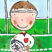 Image of Rugby boy children's bedroom picture