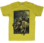 Image of *NEW* "The Great Plains" Bison Tee (Lemon)