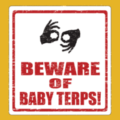 Image of Beware Of Baby Terps! - Gold