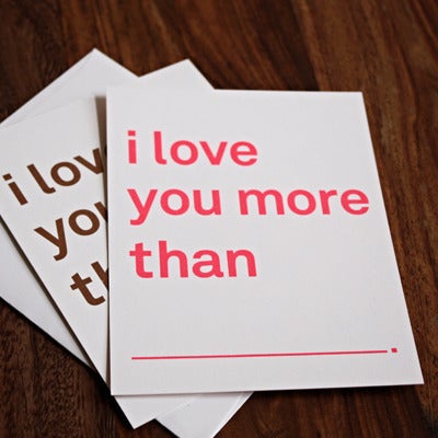 Love You Cards. These are single love cards.