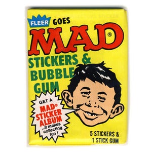 Funny Stickers Packs on Wonderleague     Mad Magazine Funny Sticker Packs  Fleer 1983