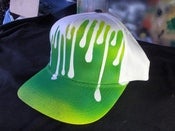 Image of Lime-Drips Airbrush Hat