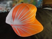 Image of Sun-Burst Orange Airbrush Hat