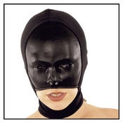Image of Leather And Lycra Hood (JL5154)