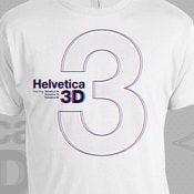 Image of Helvetica 3D Tee