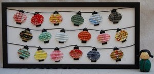Image of Lanterns in the breeze - 30x60cm