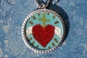 Image of Sacred Winged Heart tag, #1