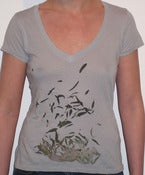 Image of LEAVES WOMEN'S V-NECK