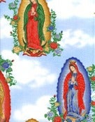 Image of FF Our Lady of Guadalupe Fabric 856