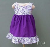 Image of The Mia Dress - Purple Butterflies (Size 2)