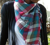 Image of Multi Color Buffalo Check Scarf