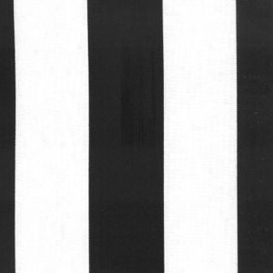 Image of FF Black and White Stripe Outdoor Fabric