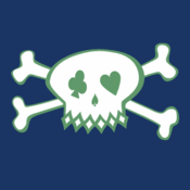 Image of Suited Skull & Crossbones
