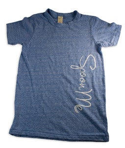 Image of If You Love Me Spoon Me t-shirt (blue)