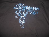 Image of Blue logo hoodie