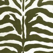 Image of FF Zebra Print Black and White Outdoor Fabric 569