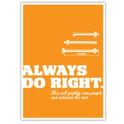 Image of POSTER: Do Right - 19.75" x 27.5"