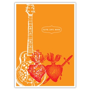 Image of POSTER: Faith. Love. Rock. Poster - 19.75" x 27.5"