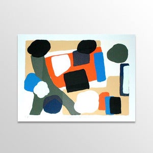 Image of Yvonne Boag – Black, Blue, Green and Yellow Road – 4 Silkscreens