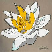 Image of 'Lotus' Painting by Jason Oliva (sold)